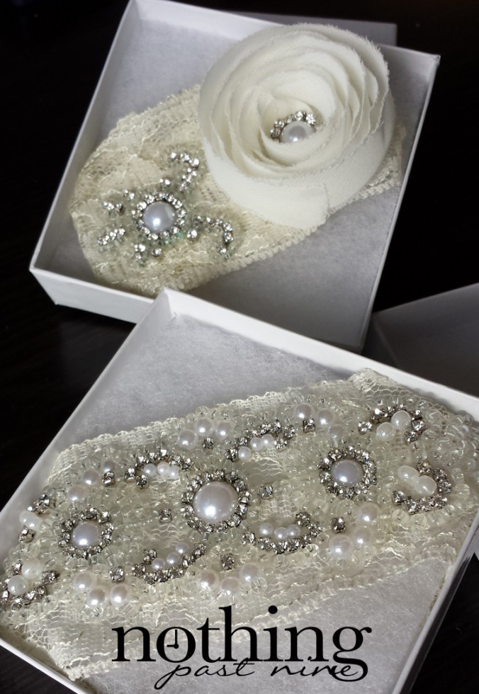 Bridal and toss garter set