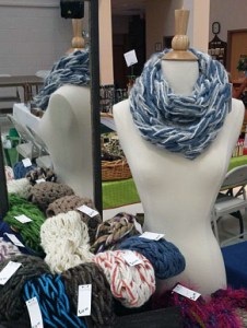 Scarves Knit on Table